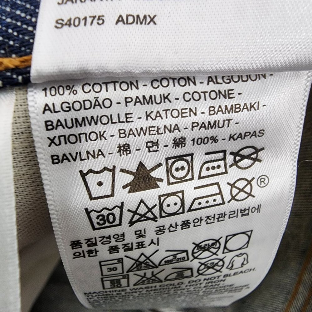 Levi's 501 30X36 Raw Unwashed Shrink To Fit Straight Leg Denim Jeans Men's NWT - Picture 10 of 11